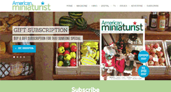 Desktop Screenshot of americanminiaturist.com